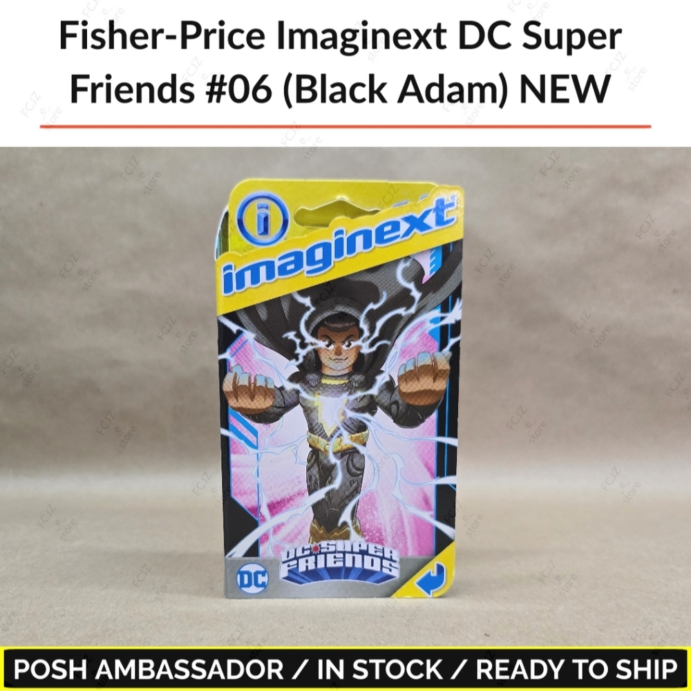 Fisher-Price Imaginext DC Super Friends #06 (Black Adam) NEW